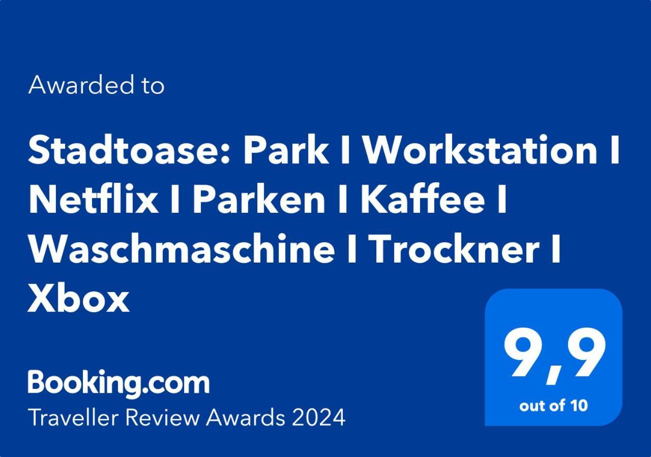 Dnd Stadtoase I Park I Workstation I Netflix I Parken I Kaffee I Waschmaschine I Trockner I Xbox Würzburg Dış mekan fotoğraf